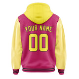 Custom Pink Light Yellow Jacket