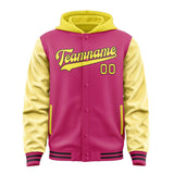 Custom Pink Light Yellow Jacket