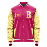 Custom Pink Light Yellow Jacket JA131326131818262618