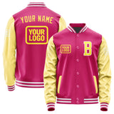 Custom Pink Light Yellow Jacket JA131326131818262618