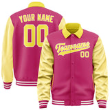 Custom Pink Light Yellow Jacket