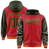 Custom Red Olive Jacket