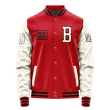 Custom Red Cream Jacket JA141403141717030317