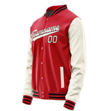 Custom Red Cream Jacket JA1414031417B31703