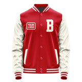 Custom Red Cream Jacket JA141403141818030318