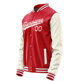 Custom Red Cream Jacket JA1414031418B31803