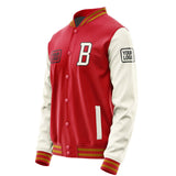 Custom Red Cream Jacket JA141403141917030317