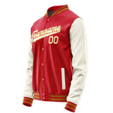 Custom Red Cream Jacket JA1414031419B31903