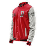 Custom Red Gray Jacket JA141404141717040417