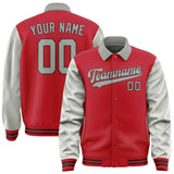 Custom Red Gray Jacket