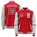 Custom Red Gray Jacket