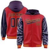 Custom Red Purple Jacket