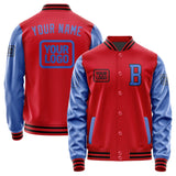 Custom Red Sky Blue Jacket