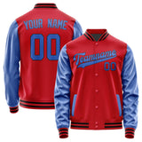 Custom Red Sky Blue Jacket