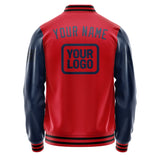 Custom Red Blue Jacket JA141410141717101017