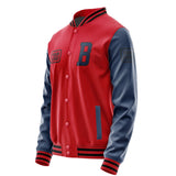 Custom Red Blue Jacket JA141410141717101017