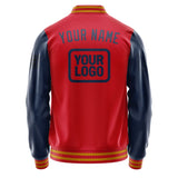 Custom Red Blue Jacket JA141410141917101017