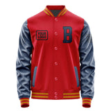 Custom Red Blue Jacket JA141410141917101017