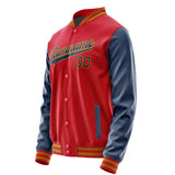 Custom Red Blue Jacket JA1414101419B31910