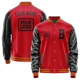 Custom Red Black Jacket