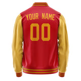 Custom Red Yellow Jacket JA1414191419B31919