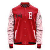 Custom Red Light Pink Jacket JA141421141717212117