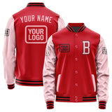 Custom Red Light Pink Jacket