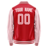 Custom Red Light Pink Jacket JA1414211418B31821