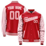 Custom Red Light Pink Jacket