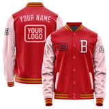 Custom Red Light Pink Jacket