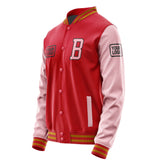 Custom Red Light Pink Jacket JA141421141917212117