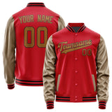 Custom Red Khaki Jacket