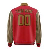 Custom Red Khaki Jacket
