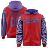 Custom Red Light Purple Jacket