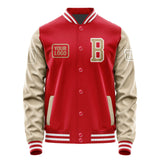 Custom Red Light Khaki Jacket JA141425141818252518