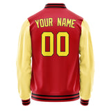 Custom Red Light Yellow Jacket JA1414261417B31726