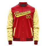 Custom Red Light Yellow Jacket JA1414261417B31726