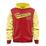 Custom Red Light Yellow Jacket