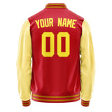 Custom Red Light Yellow Jacket JA1414261419B31926