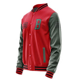 Custom Red Blue Green Jacket JA141427141717272717