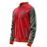 Custom Red Blue Green Jacket JA141427141917272717