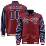 Custom Crimson Red Purple Jacket