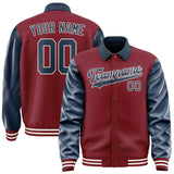 Custom Crimson Red Blue Jacket