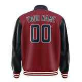 Custom Crimson Red Navy Jacket