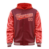 Custom Crimson Red Orange Red Jacket