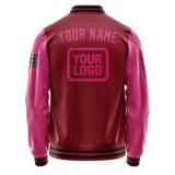 Custom Crimson Red Pink Jacket JA151513151717131317