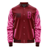 Custom Crimson Red Pink Jacket JA151513151717131317