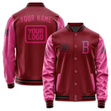 Custom Crimson Red Pink Jacket