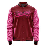 Custom Crimson Red Pink Jacket JA1515131517B31713