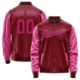 Custom Crimson Red Pink Jacket